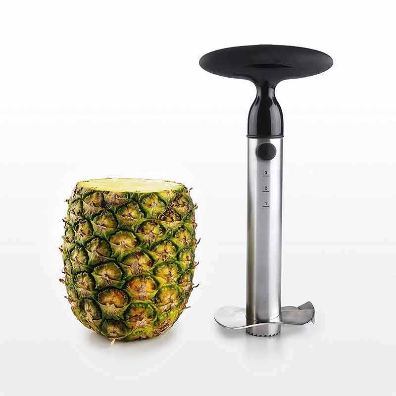 [Upgraded, Reinforced, Thicker Blade]  Pineapple Corer Remover, Stainless Steel Pineapple Core Remover Tool for Home & Kitchen with Sharp Blade for Diced Fruit Rings