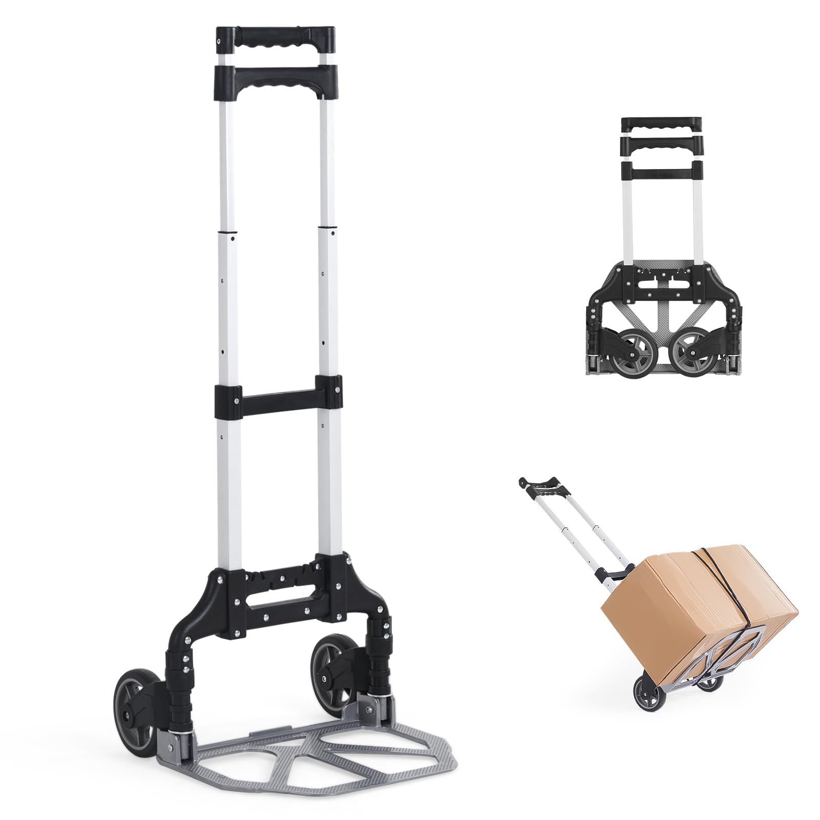 ?Venta de Amazon último día?Carro de carga telescópico plegable 80KG