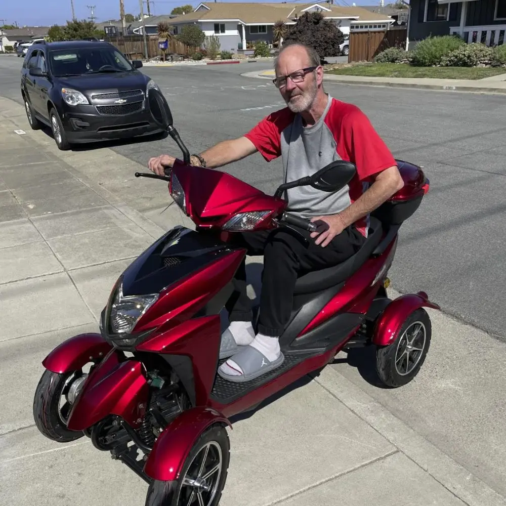 ?EWheels EW-14 Scooter de cuatro ruedas - Bicicletas eléctricas diseñadas para personas mayores