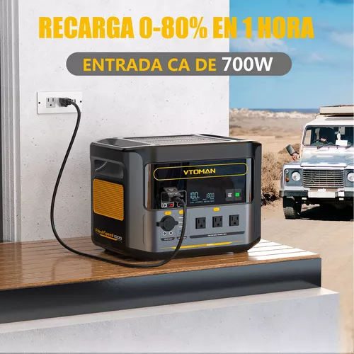 Central eléctrica portátil UPS LiFePO4 VTOMAN FlashSpeed ​​​​1000