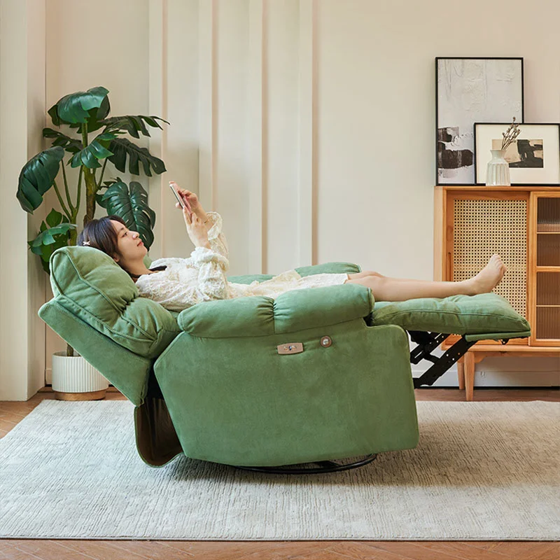 ?Precio de liquidación?La mecedora multifuncional puede sentarse y acostarse