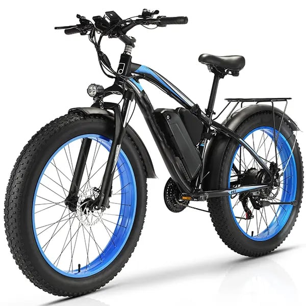 ?(Free Shipping)Wide tire electric bike with 1000W 48V/17.5Ah removable battery 31MPH?