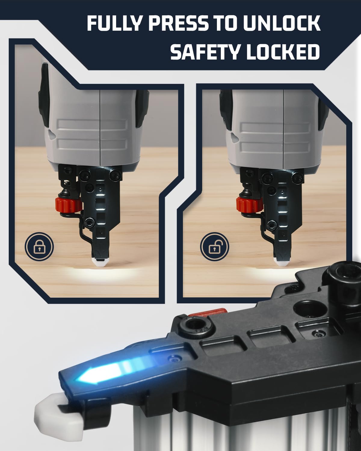 ?Último día de promoción de Amazon ?Pistola de clavos eléctrica LINKNAL con cargador y 1000 clavos