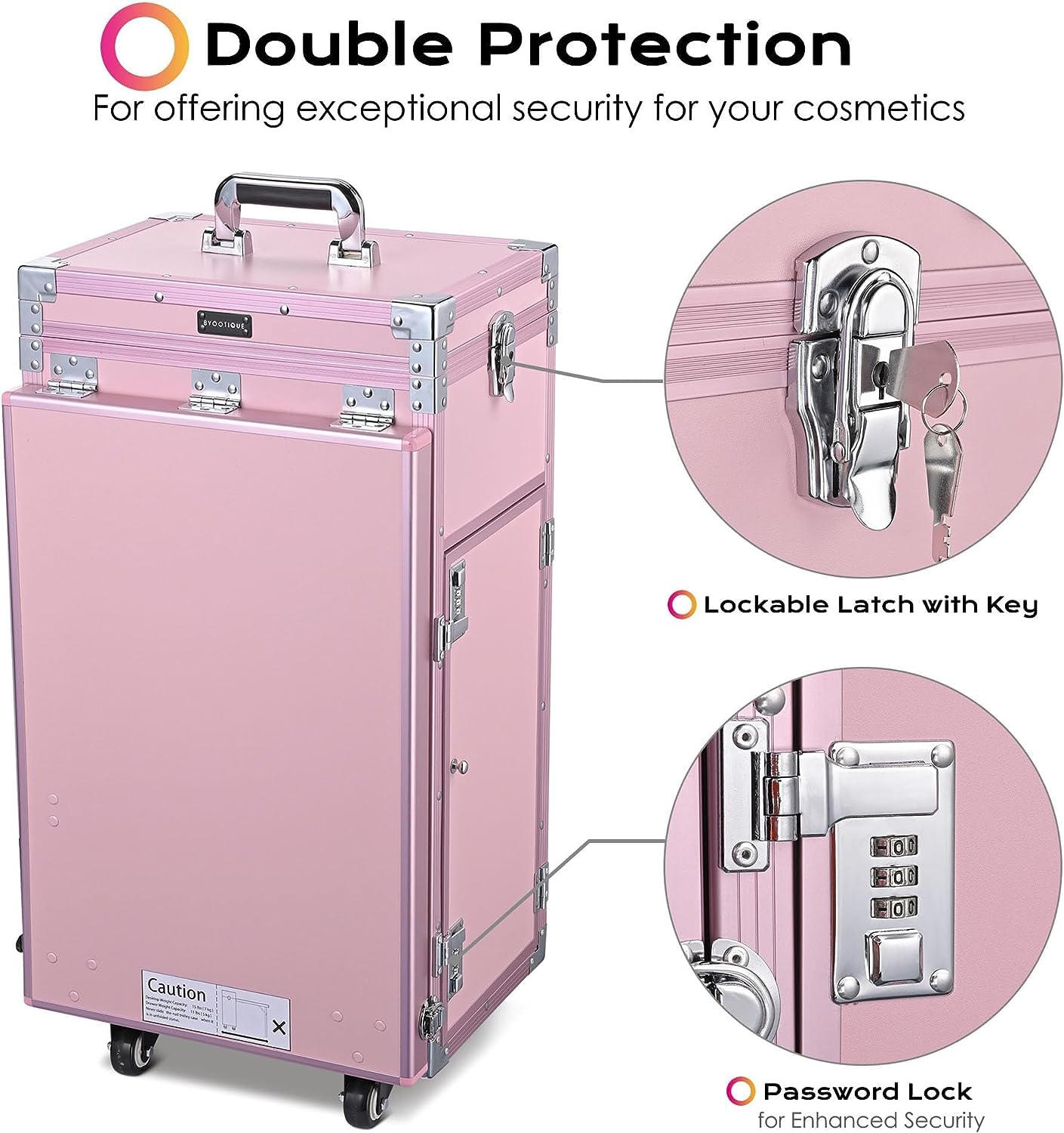 ?Estuche de viaje para maquillaje de mesa de manicura móvil?