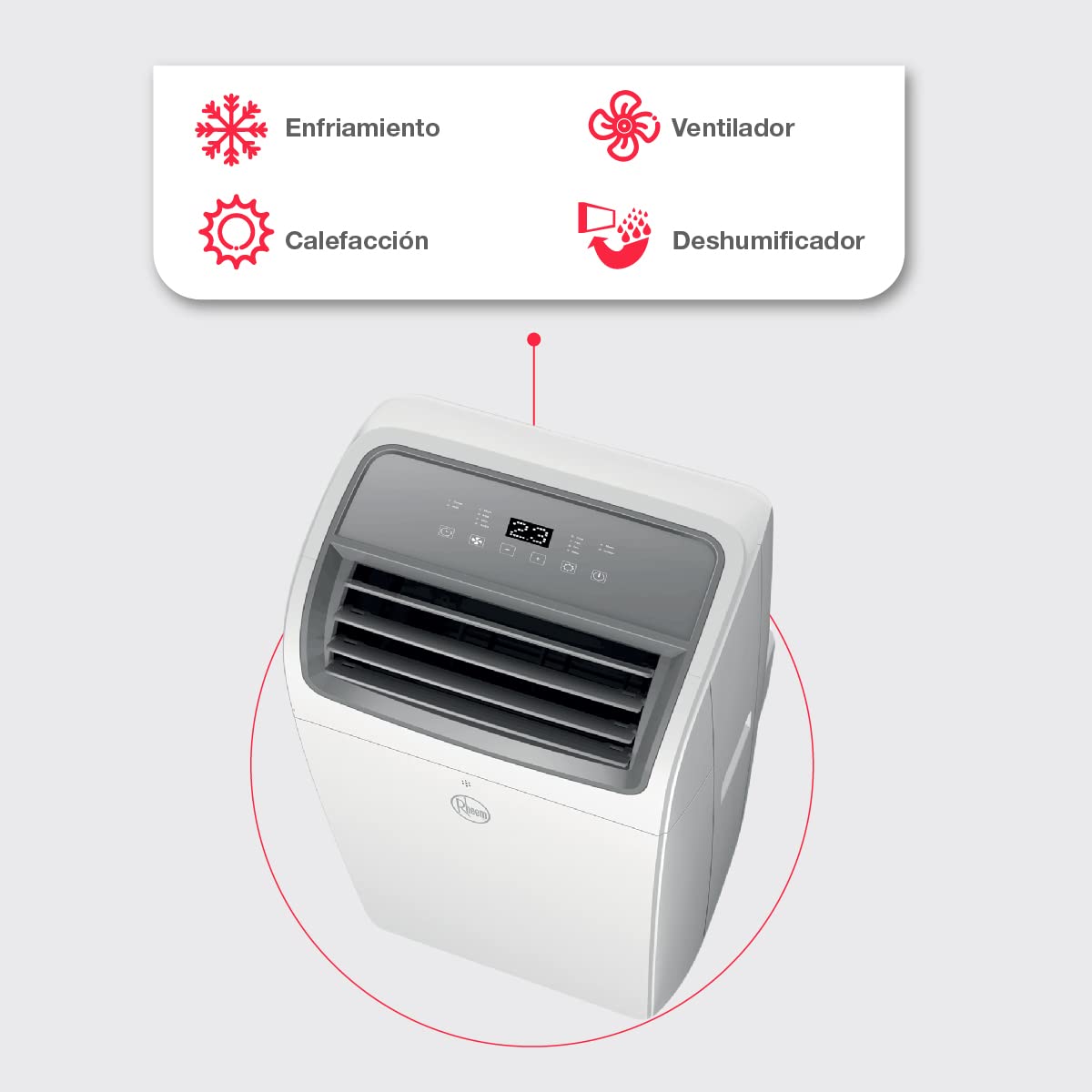 ?Venta de Amazon último día?Aire Acondicionado Portátil Rheem Frío