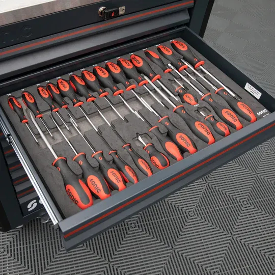 ?Last Day Limited Edition? Cabina con ruedas móvil en liquidación de Amazon con 13 cajones 5