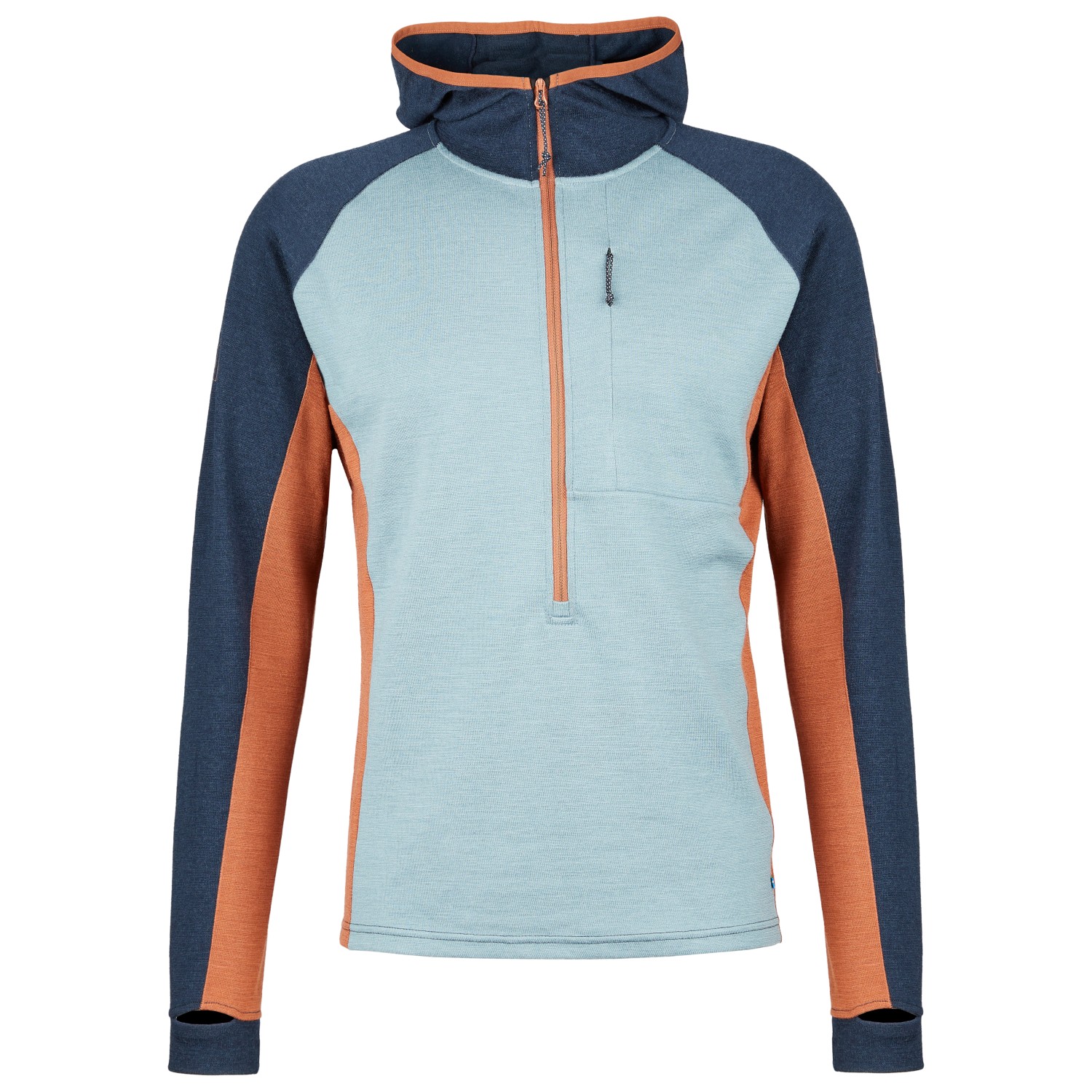 Stoic-Merino260 StadjanSt. 3/4 Zip w. Hood - Merino hoodie