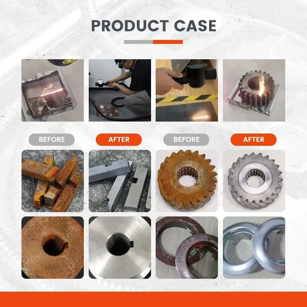 ⚙️Venta de liquidación de 590 MXN?Limpiadores láser para eliminar el óxido y los óxidos de pintura de los metales⚙️