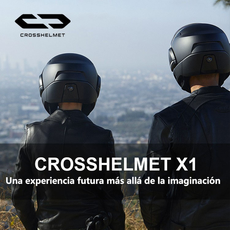 ?Venta de Amazon último día?CROSSHELMET X1 casco de motocicleta inteligente Función de visión nocturna HD + función de flash