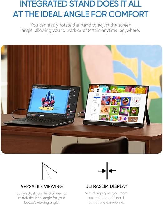 ?Último día de promoción de Amazon ?Monitor Portátil ARZOPA 15,6 pulgadas FHD 1080P 1