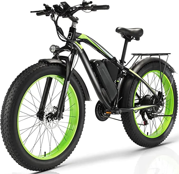 ?(Free Shipping)Wide tire electric bike with 1000W 48V/17.5Ah removable battery 31MPH?