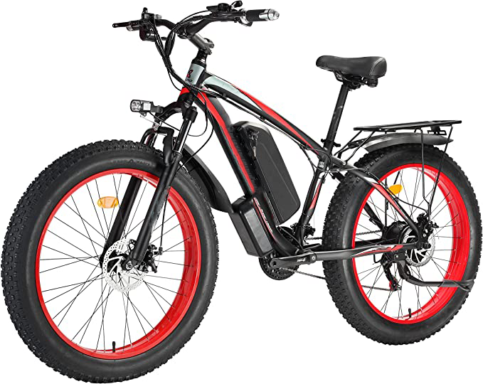 ?(Free Shipping)Wide tire electric bike with 1000W 48V/17.5Ah removable battery 31MPH?