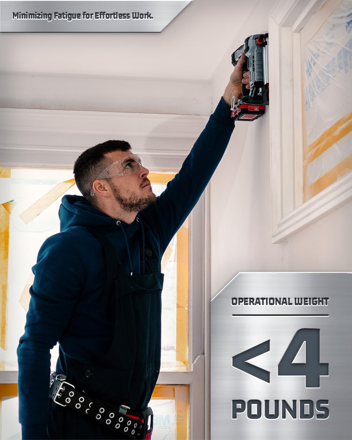 ?Último día de promoción de Amazon ?Pistola de clavos eléctrica LINKNAL con cargador y 1000 clavos