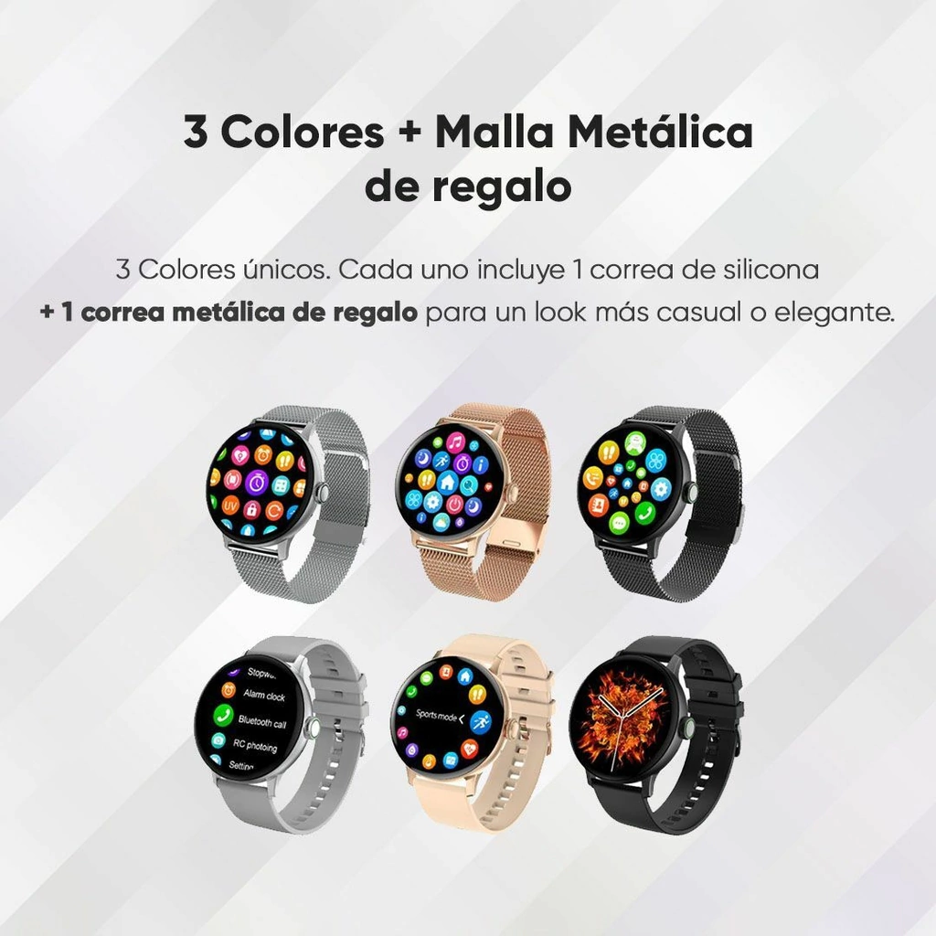 ?Venta liquidación de inventario?Reloj inteligente con llamada de monitoreo de frecuencia cardíaca Bluetooth