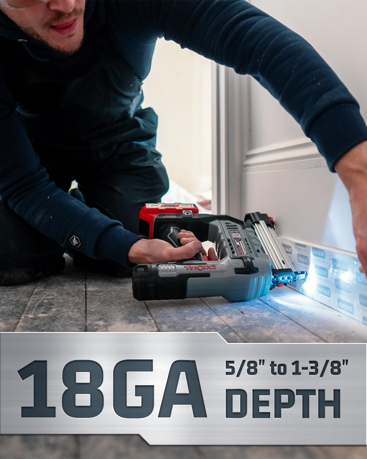 ?Último día de promoción de Amazon ?Pistola de clavos eléctrica LINKNAL con cargador y 1000 clavos