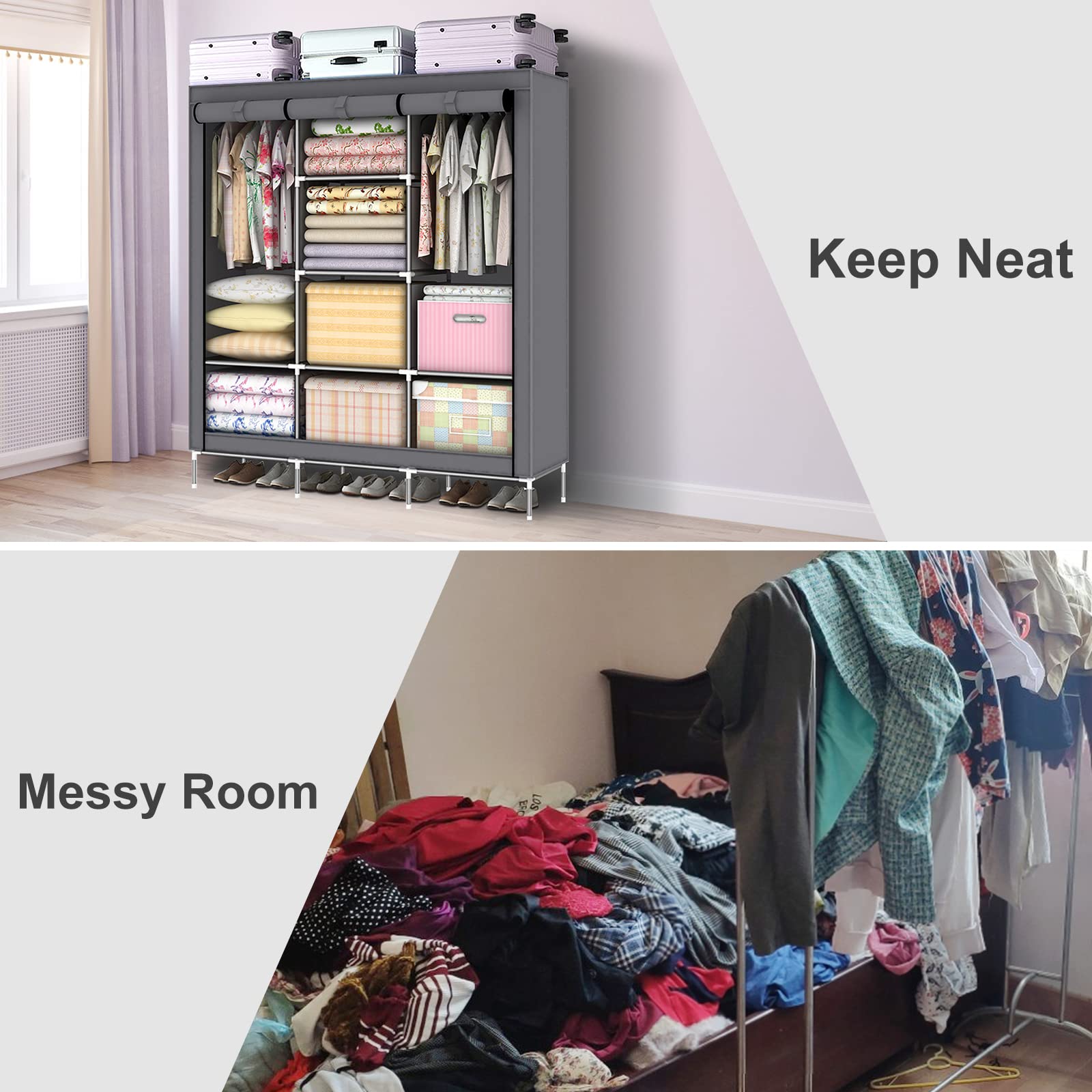 Armario plegable de gran capacidad