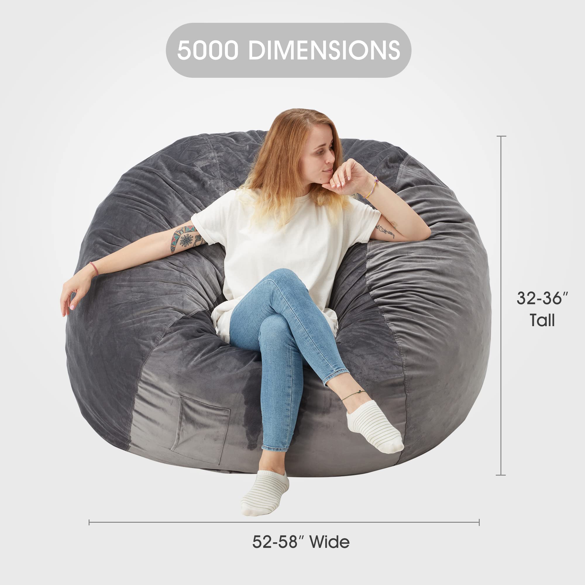 Sofá suave de 6' con base de tela de rizo holandés