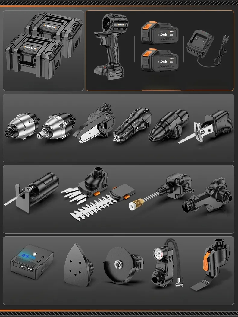 ?Venta de Amazon último día?Conjunto de herramientas eléctricas multifunción