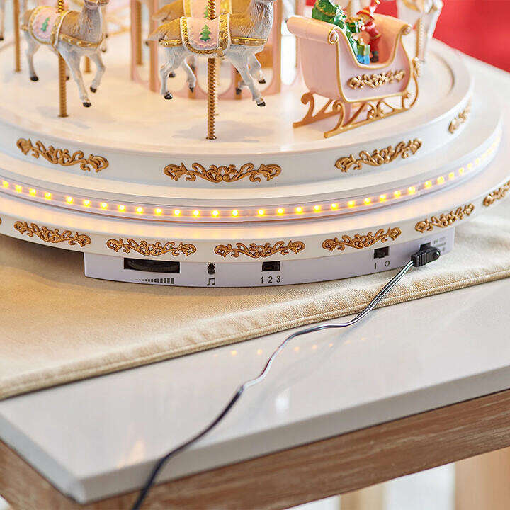 ?Último día Compre 1 y llévese 1 gratis-Mr. Christmas Very Merry Carousel