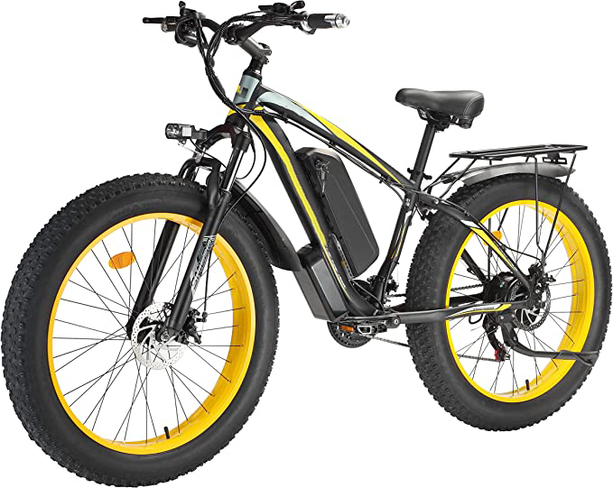 ?(Free Shipping)Wide tire electric bike with 1000W 48V/17.5Ah removable battery 31MPH?