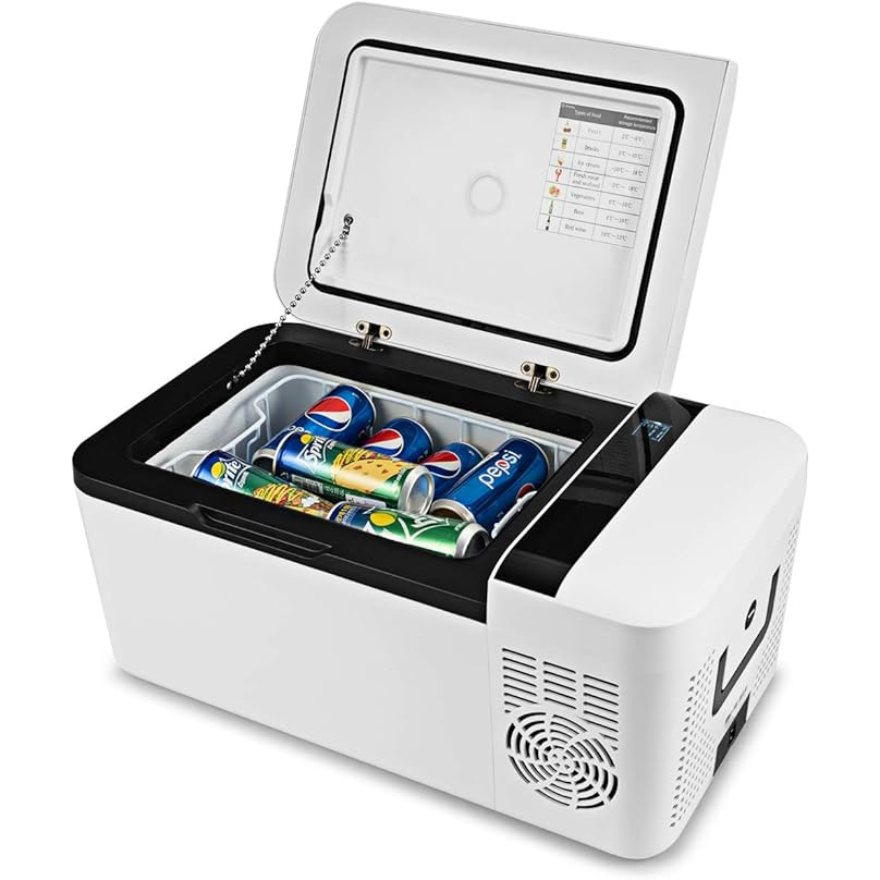 ?Venta de Amazon último día?Nevera portátil de viaje de 12V