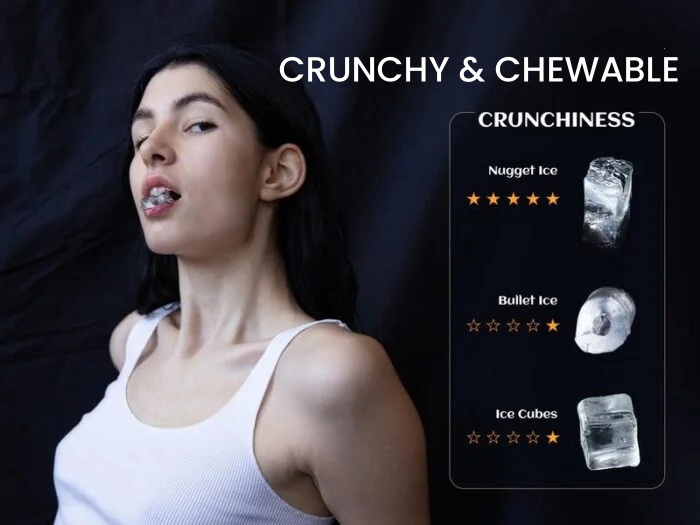 Encimera para hacer hielo sónico Ice Cube Nugget