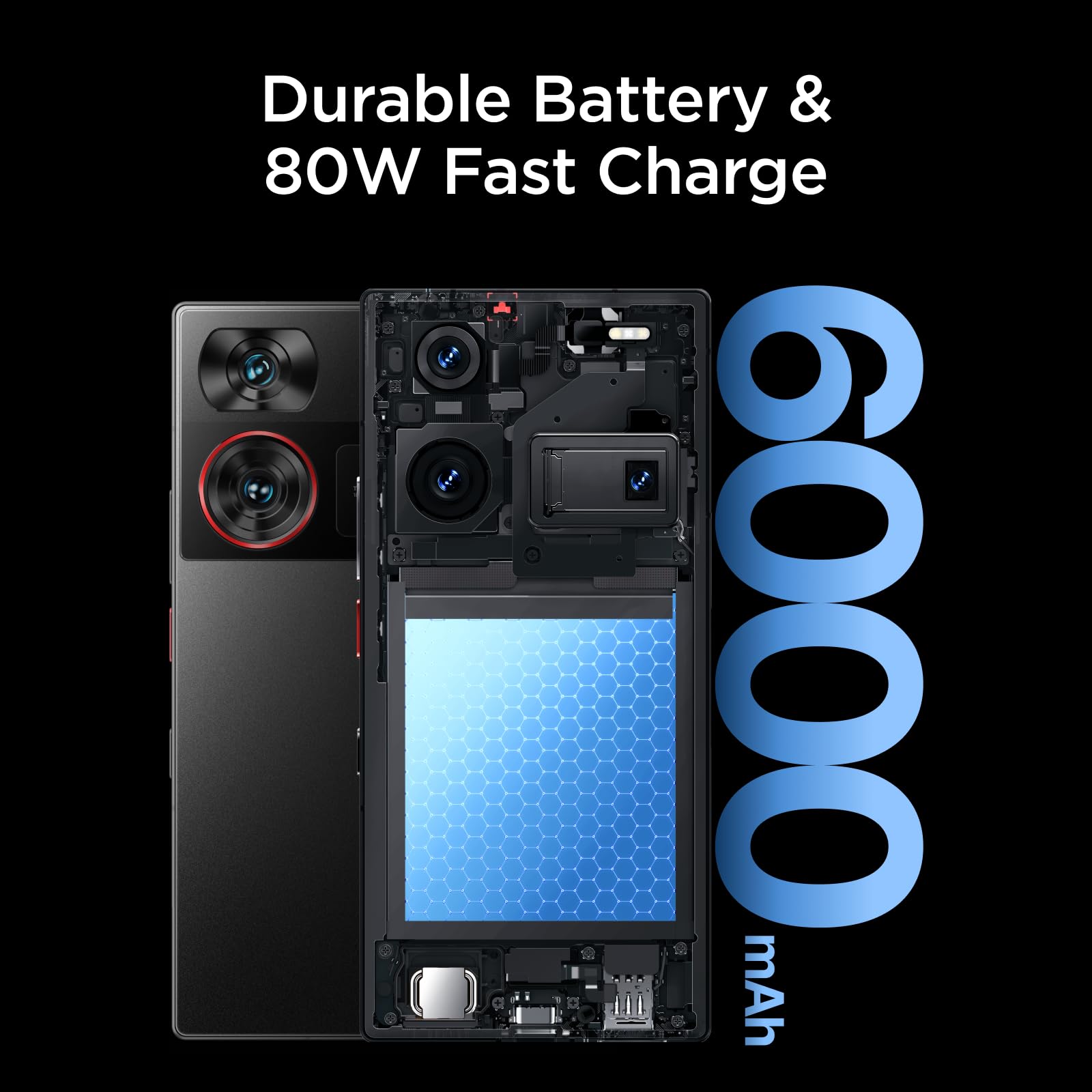 ?Venta de Amazon último día?Nubia Z60 Ultra 5G Smartphone Android con tecnología UDC