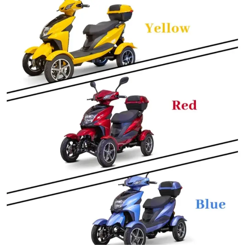 ?EWheels EW-14 Scooter de cuatro ruedas - Bicicletas eléctricas diseñadas para personas mayores