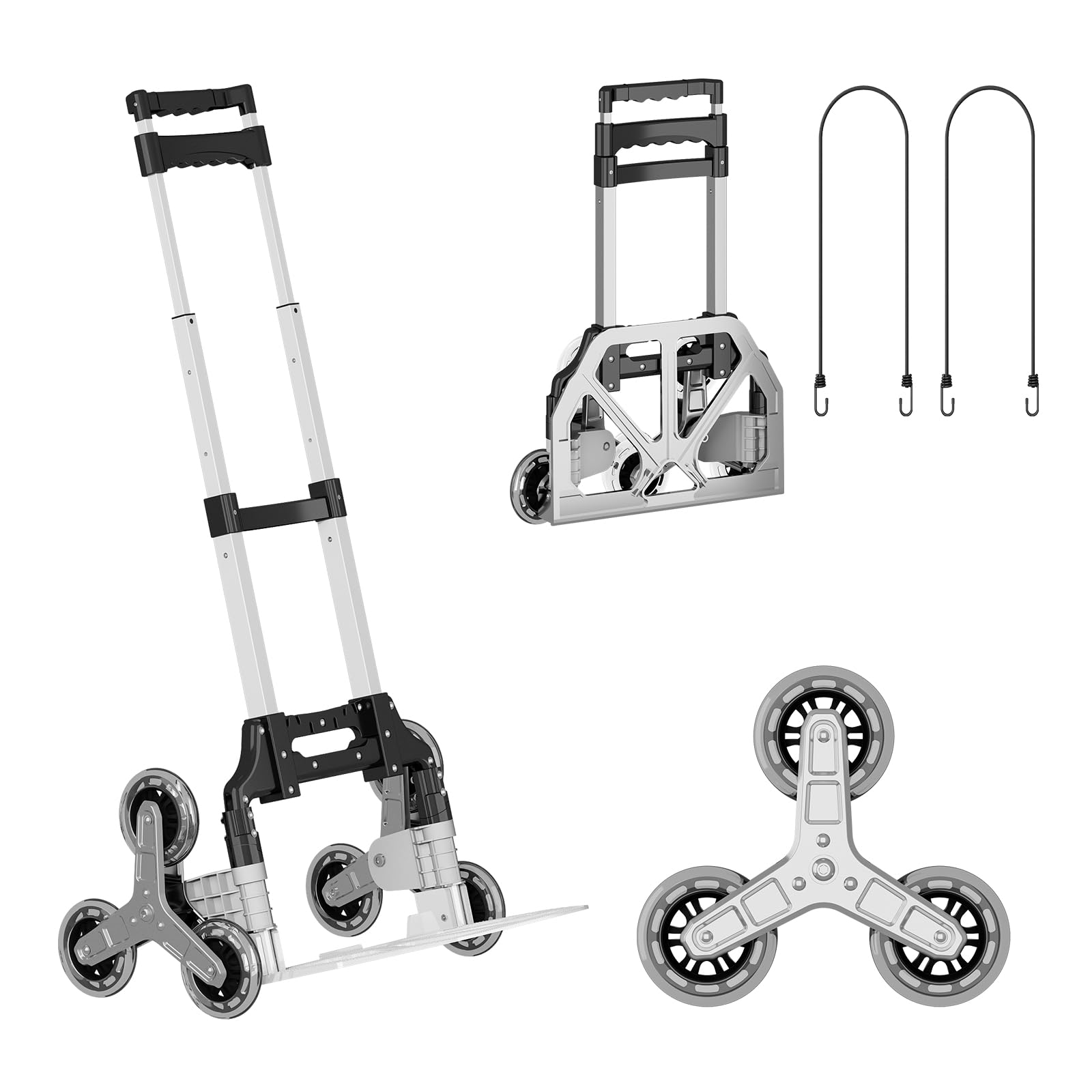 ?Venta de Amazon último día?Carro de carga telescópico plegable 80KG