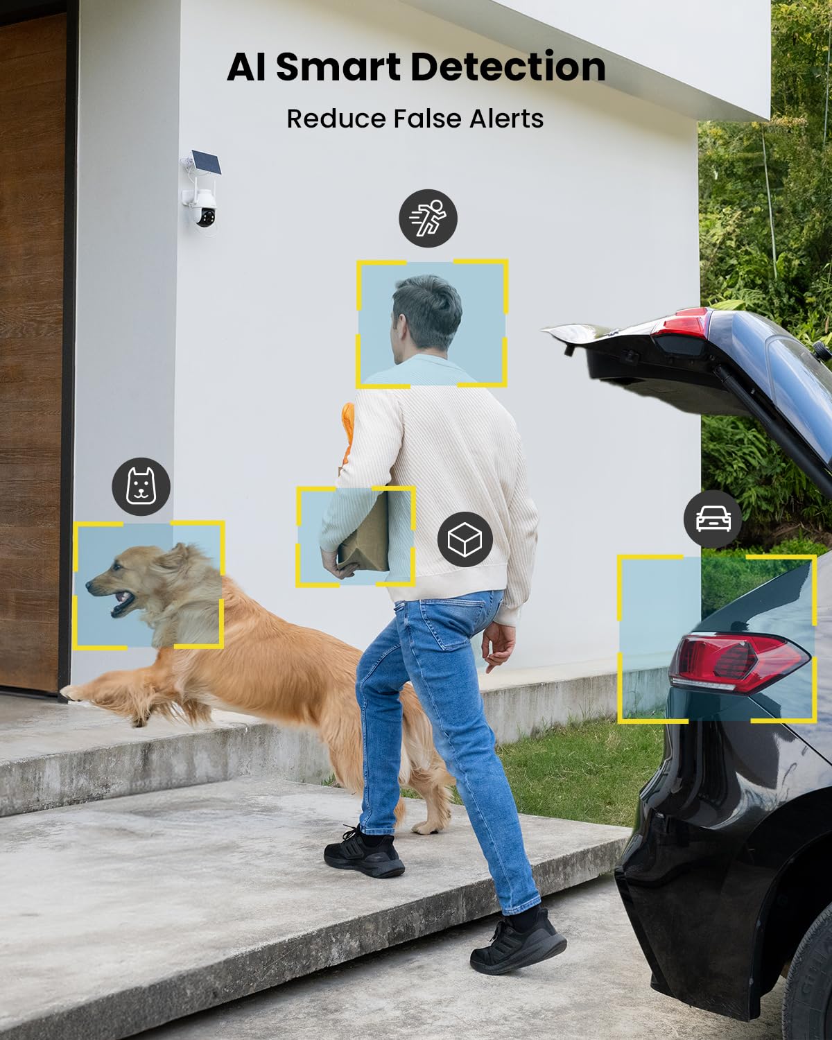 ?Cámara de vigilancia solar inalámbrica inteligente （Envío gratis?✈️）