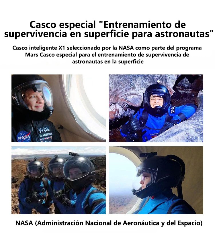 ?Venta de Amazon último día?CROSSHELMET X1 casco de motocicleta inteligente Función de visión nocturna HD + función de flash